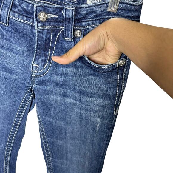 Miss Me JP5345B2 Boot Cut Jeans Women's Size 27 - Picture 3 of 11